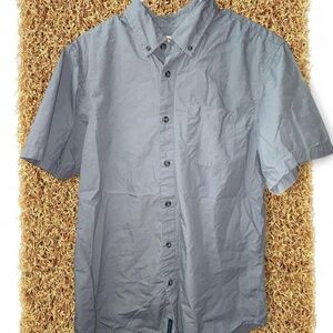 Magellan Outdoors grey button up shirt Size M #outdoor #hiking